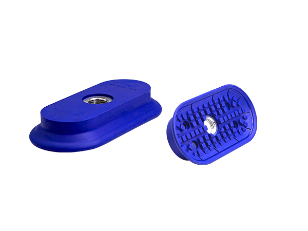 Elliptical suction cup